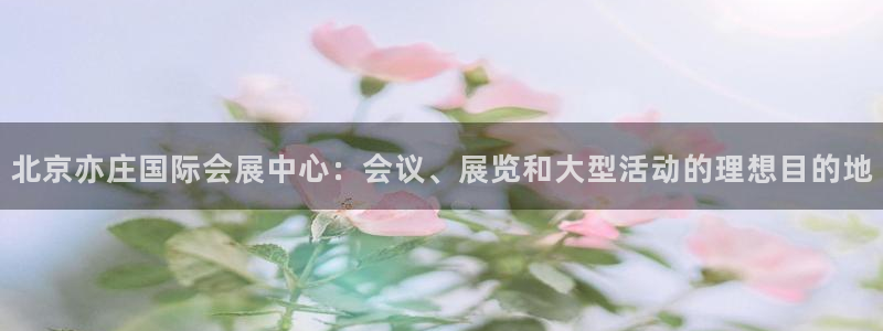 果博注册电话：北京亦庄国际会展中心：会议、展览和大型活动的理想目的地