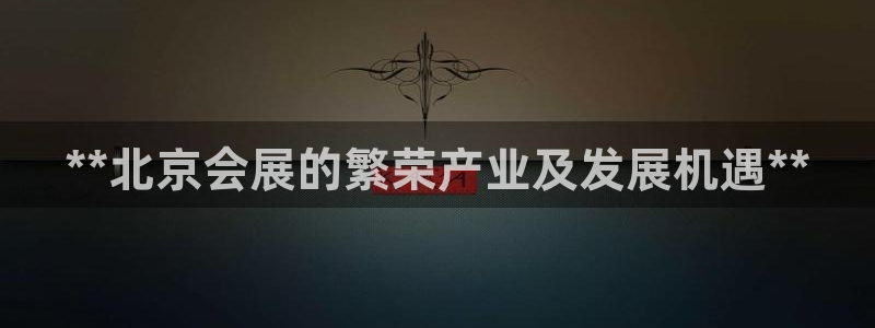 果博代理怎么注册：**北京会展的繁荣产业