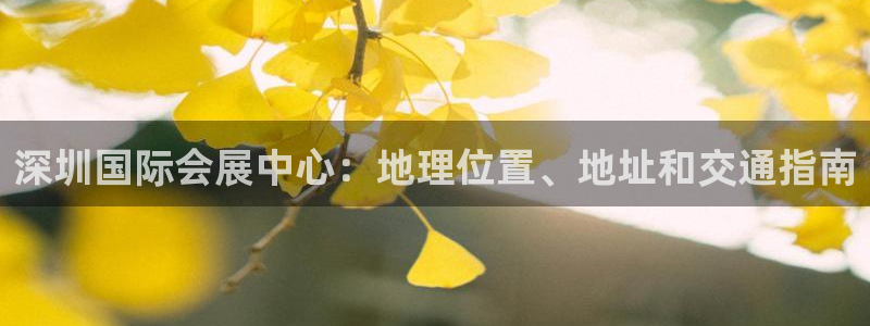 果博注册客服电话是多少啊：深圳国际会展中心：地理位