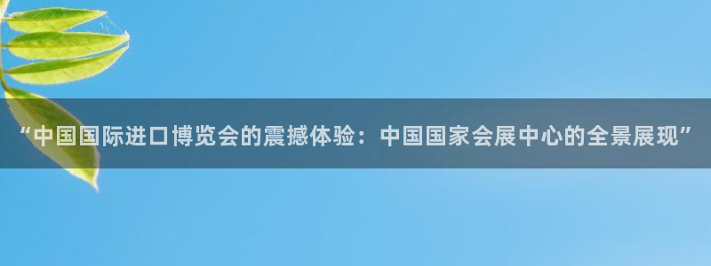 果博怎么注册账号：“中国国际进口博览会的