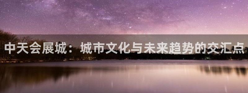 果搏代理：中天会展城：城市文化与未来趋势