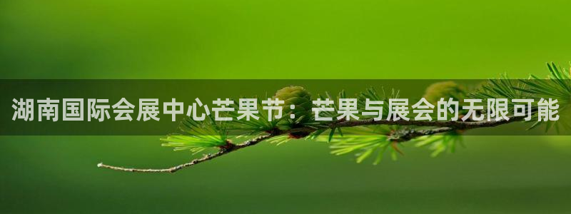 果博注册充值多少钱：湖南国际会展中心芒果